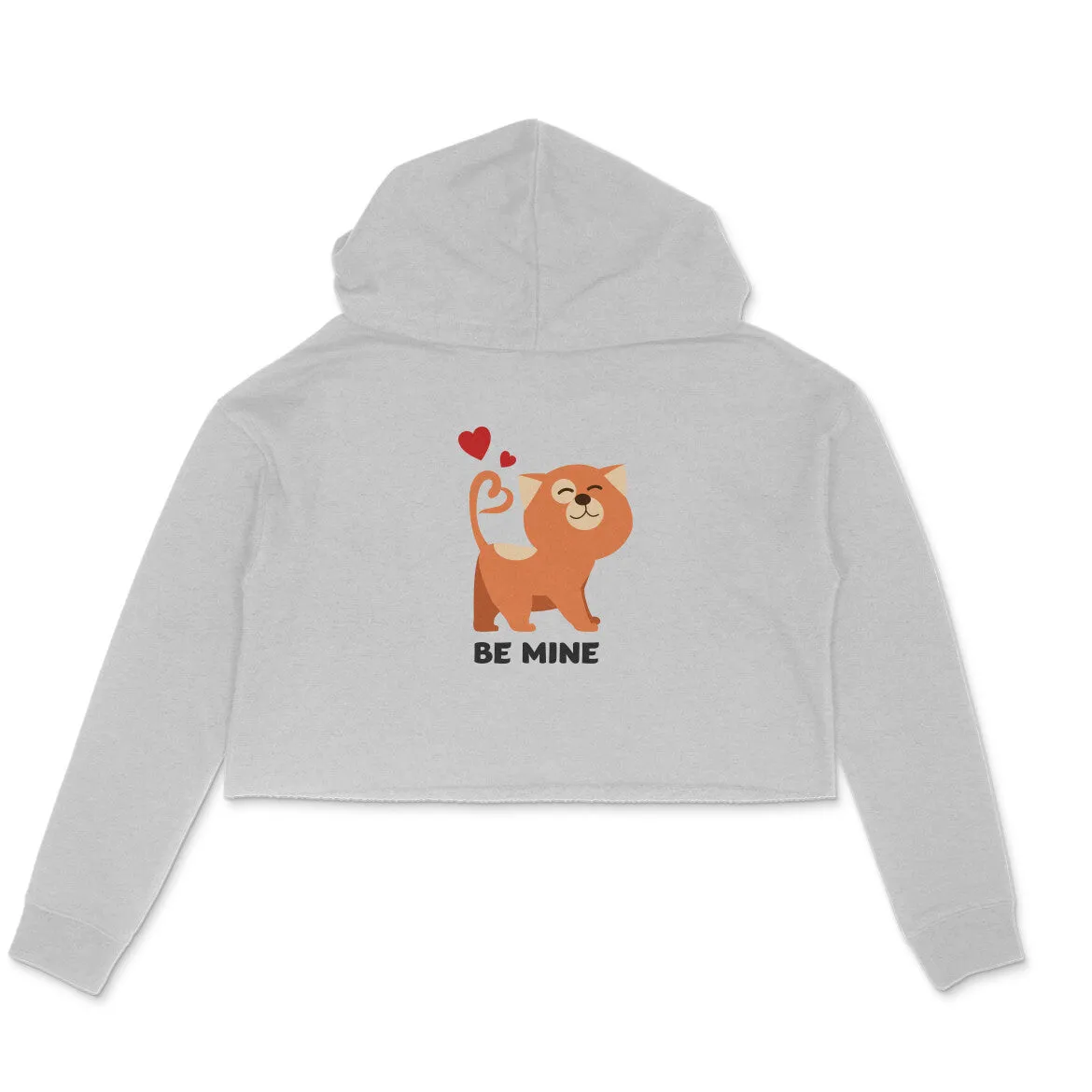 Crop Hoodie (Women) - Be Mine Valentine (5 Colours)