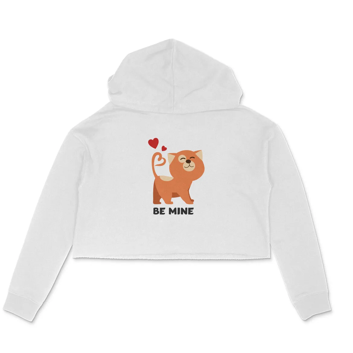 Crop Hoodie (Women) - Be Mine Valentine (5 Colours)