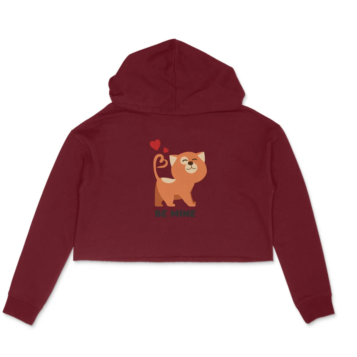 Crop Hoodie (Women) - Be Mine Valentine (5 Colours)