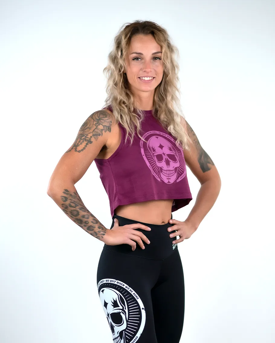 Crop Tank - NS Thaesia Skull 2.0