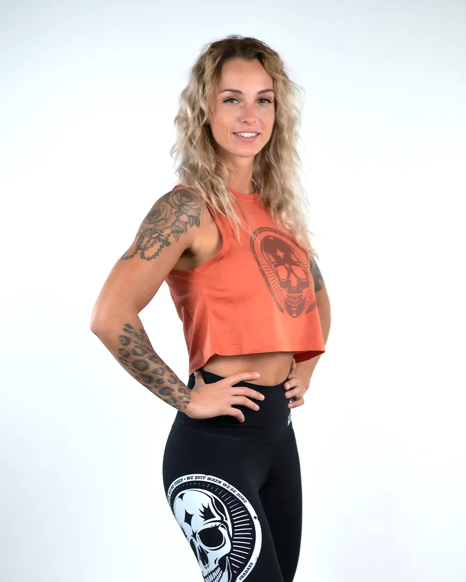 Crop Tank - NS Thaesia Skull 2.0