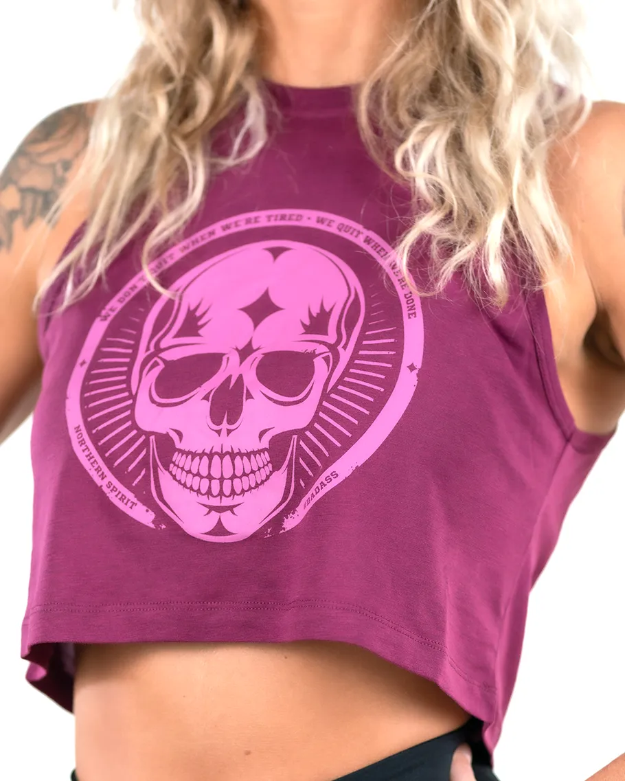 Crop Tank - NS Thaesia Skull 2.0
