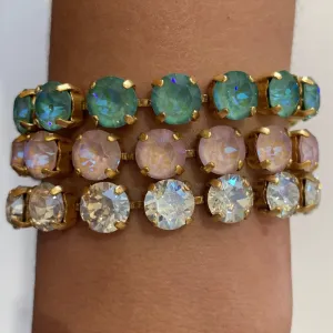 Cup-Chain Crystal Bracelet