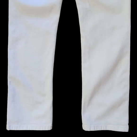 CURRENT ELLIOTT White Straight Leg Stretch Jeans PC0003248PT1557 Women's 26