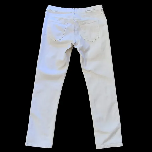 CURRENT ELLIOTT White Straight Leg Stretch Jeans PC0003248PT1557 Women's 26
