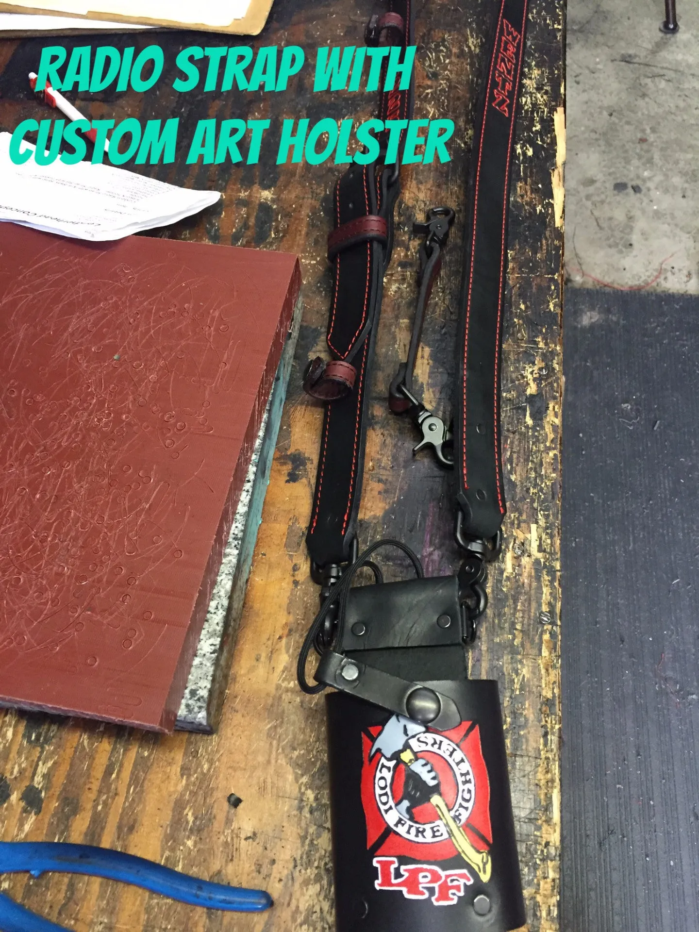 Custom Radio Strap with Anti Sway Strap