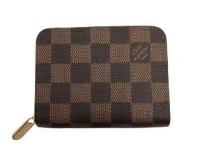 Damier Ebene Zippy Coin Purse