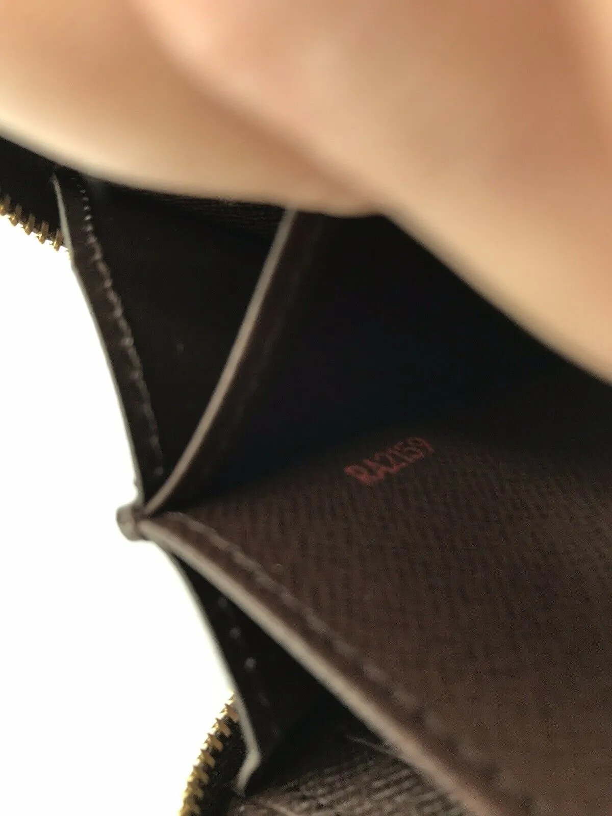 Damier Ebene Zippy Coin Purse