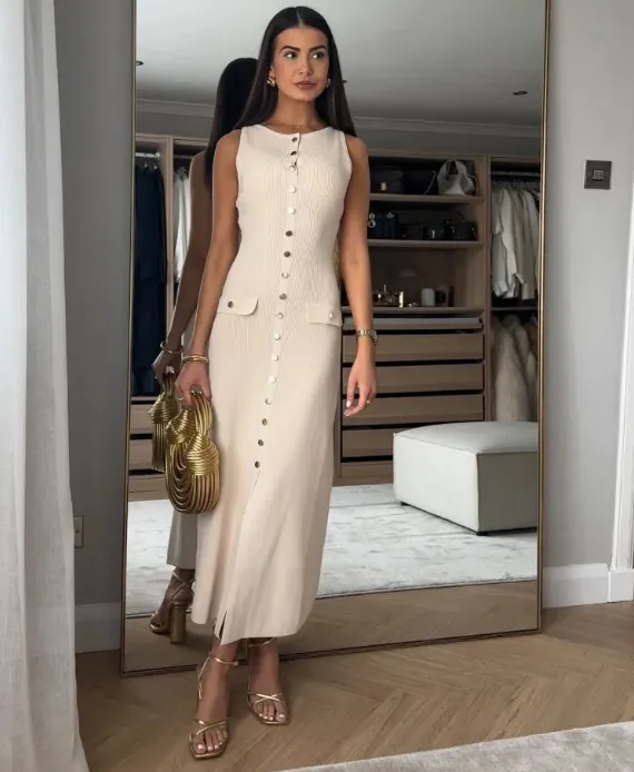 Danila® | Elegant Sleeveless Strickdress