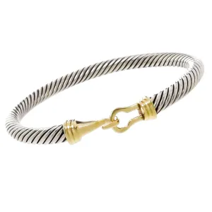 David Yurman Cable Classic Buckle Bangle Bracelet