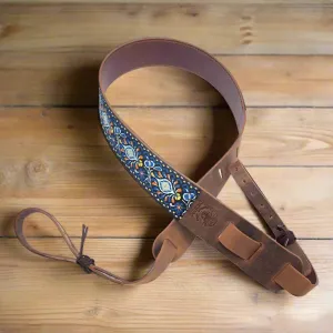 Deering Retro Leather Cradle Banjo Strap