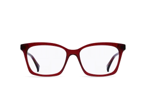 DEL-Oxblood / Clear