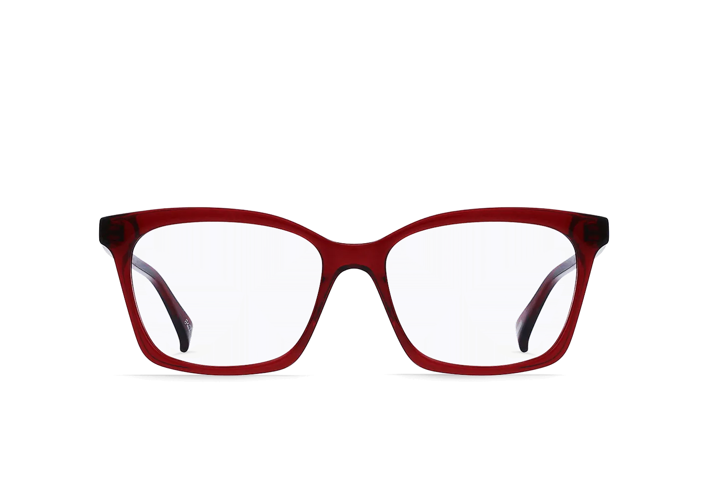 DEL-Oxblood / Clear