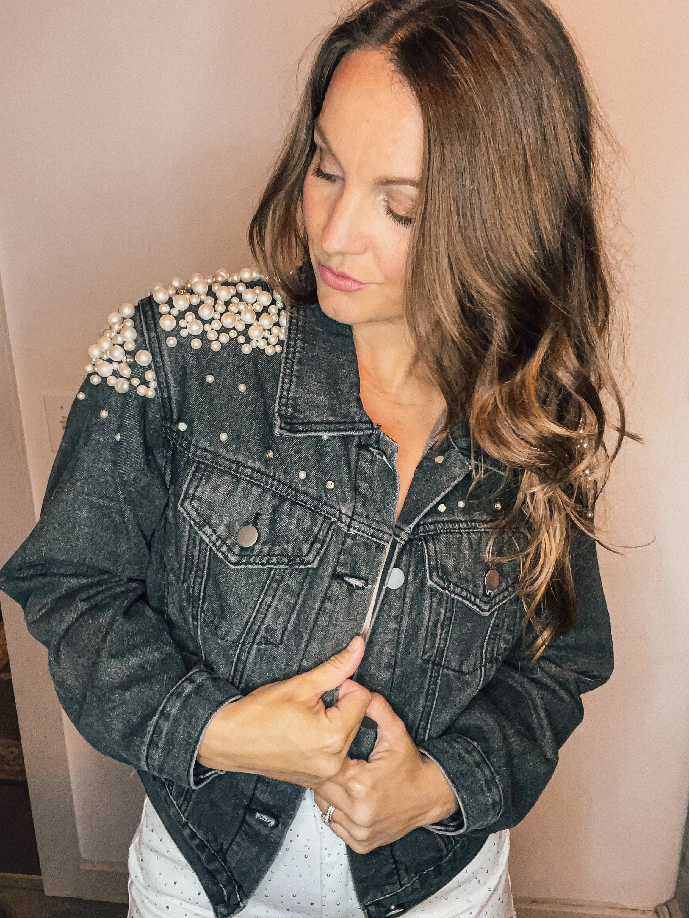 Denim & Pearl Jacket
