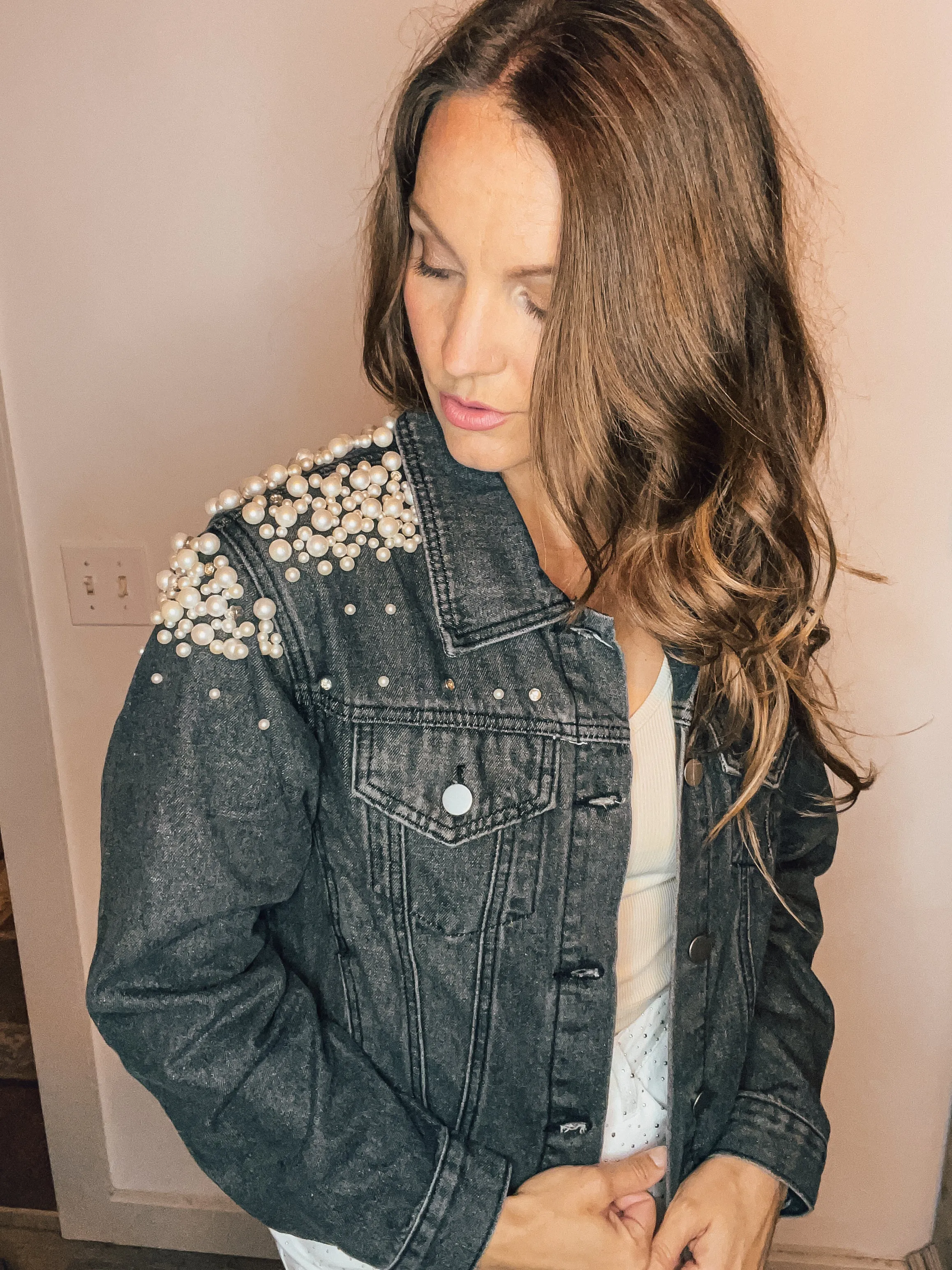Denim & Pearl Jacket