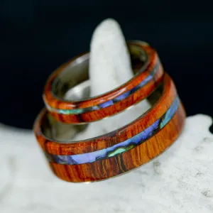 Desert Ironwood, Abalone Shell
