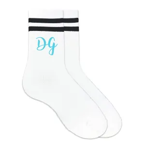 DG Striped Sorority Crew Socks