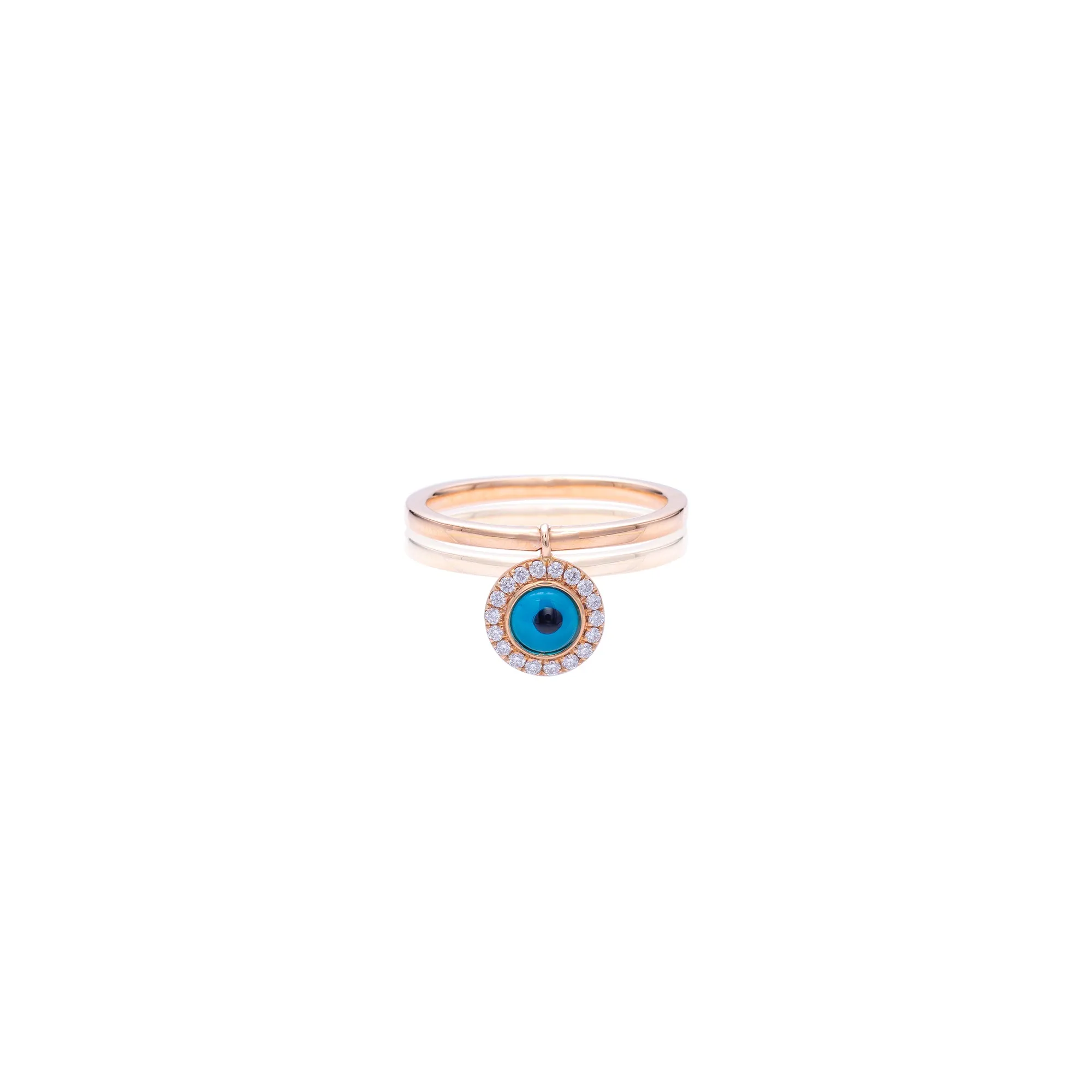 Diamond Turkish Eye Ring