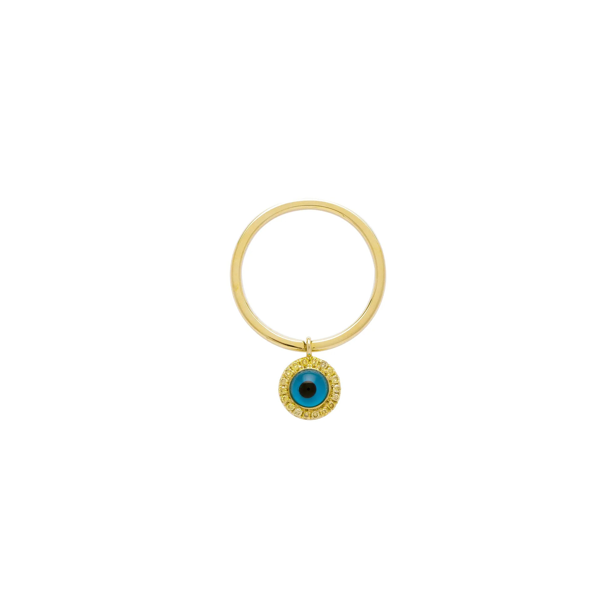 Diamond Turkish Eye Ring