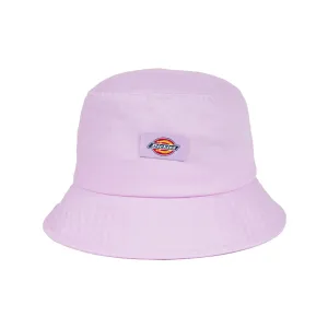 DICKIES CLASSIC LABEL BUCKET HAT - PINK/WHITE