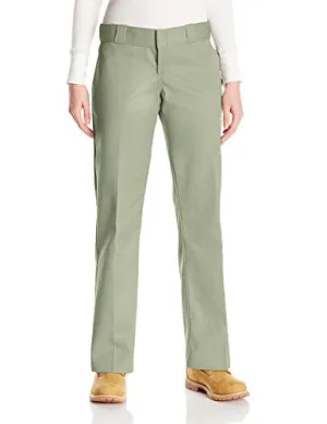 Dickies Women's Original Work Pant With Wrinkle And Stain Resistance - Khaki