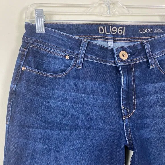 DL1961 Coco Curvy Straight Jeans Womens Size 27