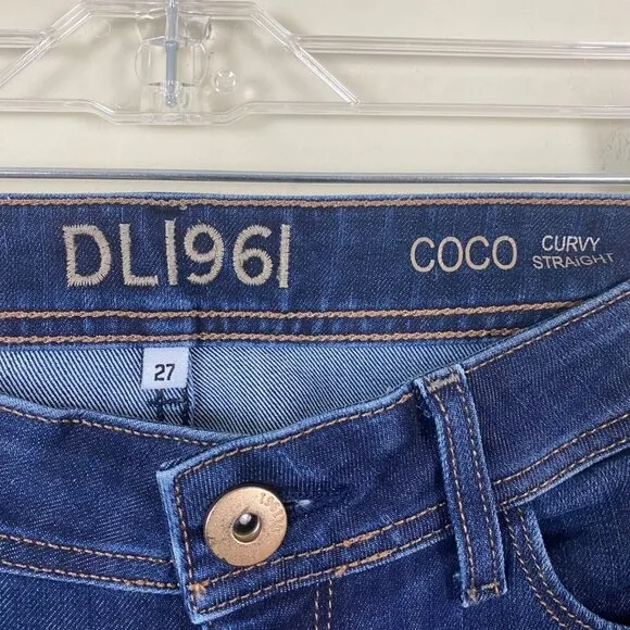DL1961 Coco Curvy Straight Jeans Womens Size 27