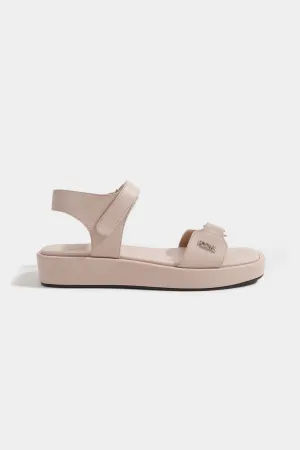 Double Strap Round Toe Sliders