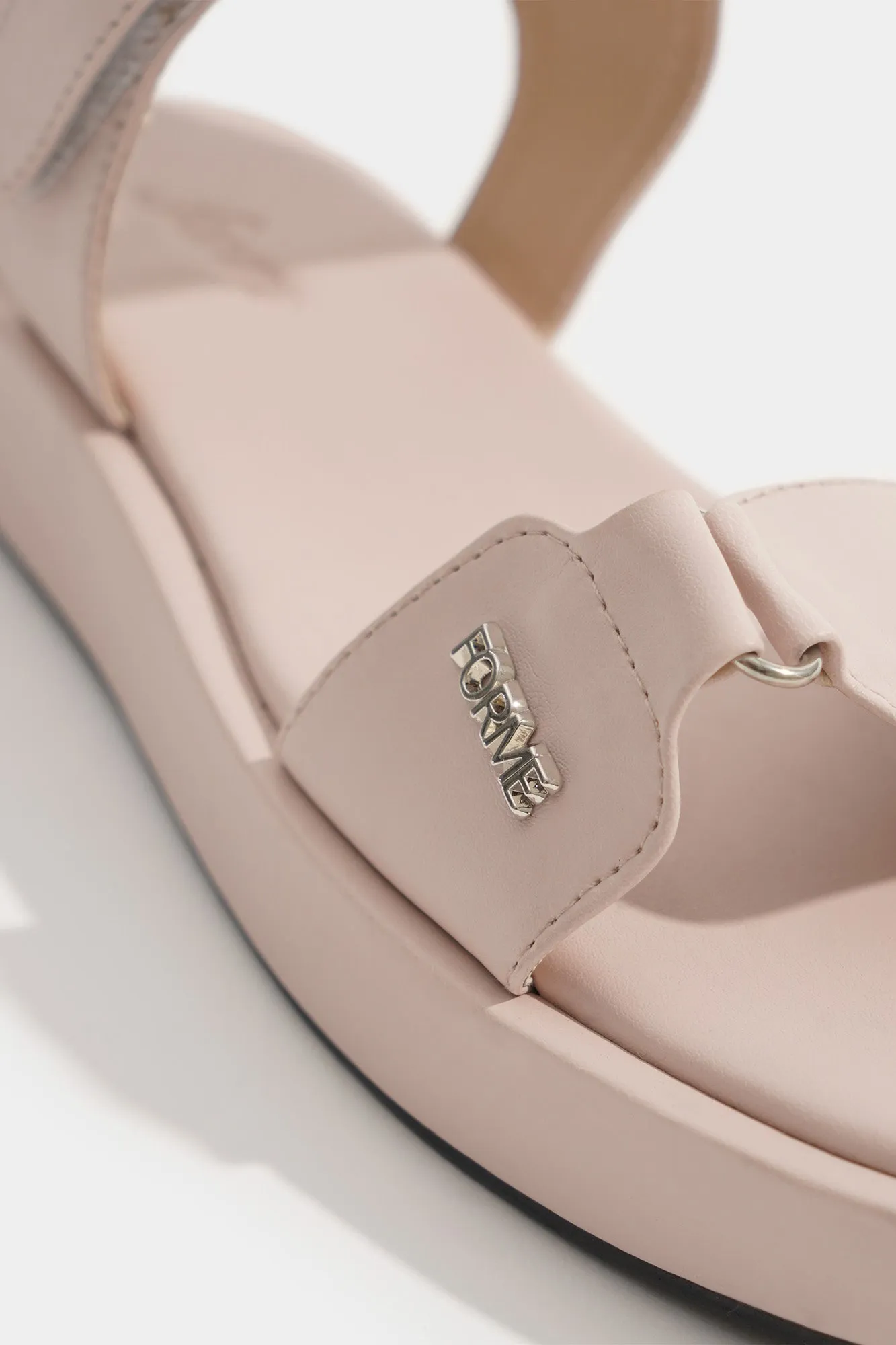 Double Strap Round Toe Sliders