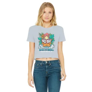 Duck Dive Women's Cropped Raw Edge T-Shirt