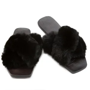Earthdance-46 Fur Sandals