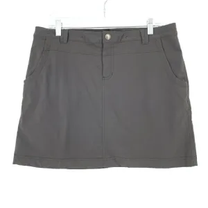 Eddie Bauer Skort Women's Size 12 A-Line Gray Pockets Activewear