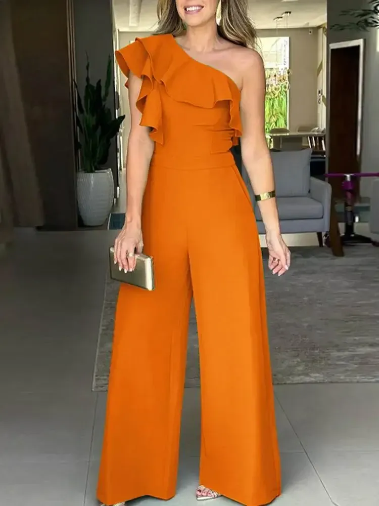 Eden® | Elegant one-shoulder jumpsuit
