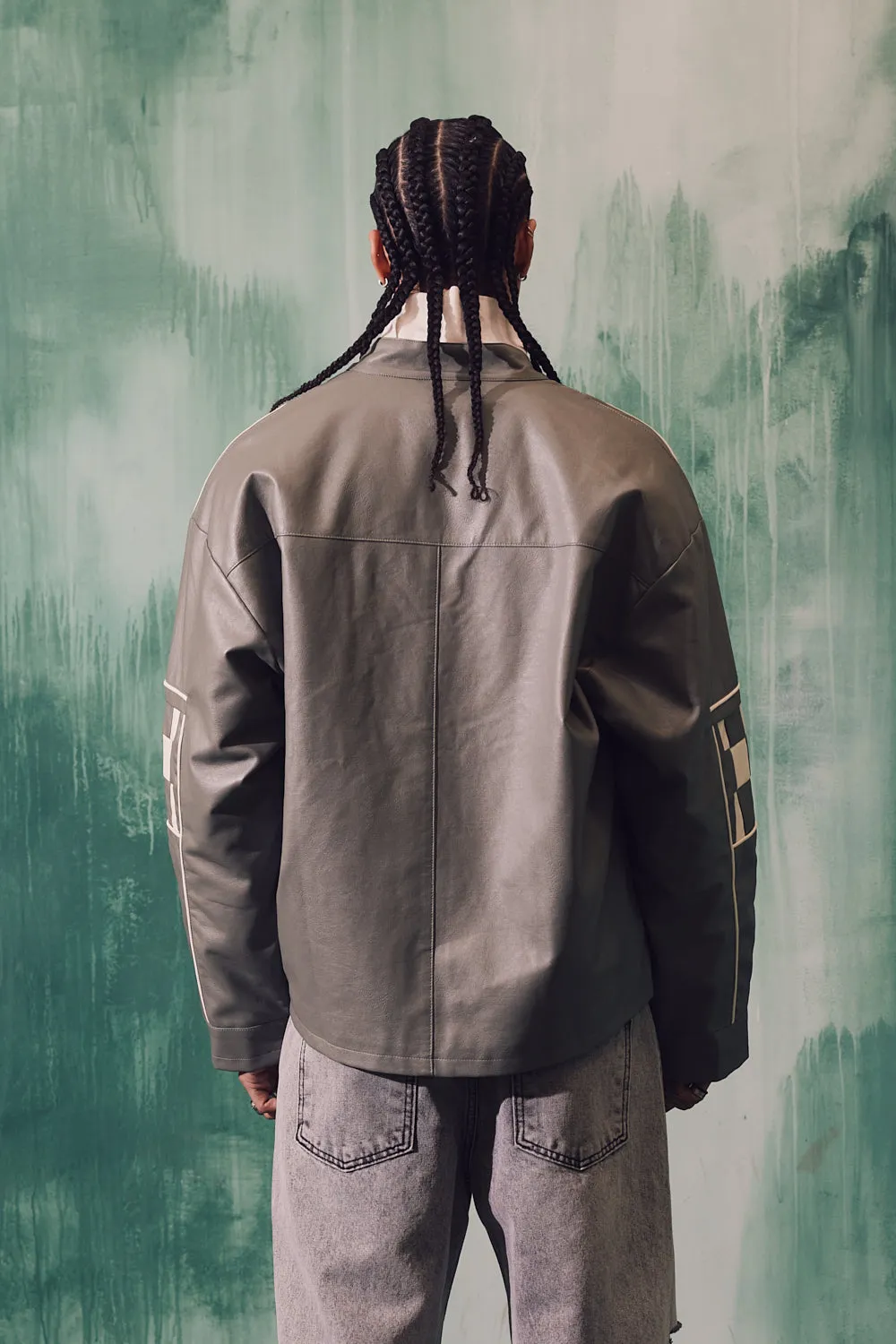 Elbow Contrast Moto Riding Jacket