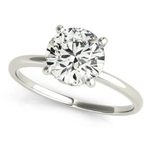 Elegant 2.80 Ct Off White Diamond Ring in 925 Silver With Accents, Great Shine & Blink! Gift For Wedding/Birthday, Certified Diamond!