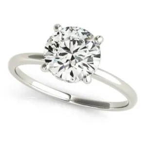 Elegant 2.80 Ct Off White Diamond Ring in 925 Silver With Accents, Great Shine & Blink! Gift For Wedding/Birthday, Certified Diamond!