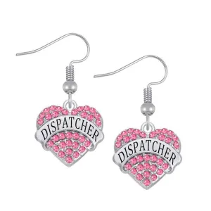 Elegant Dispatcher Engraved Earrings - Available in 3 Colors!