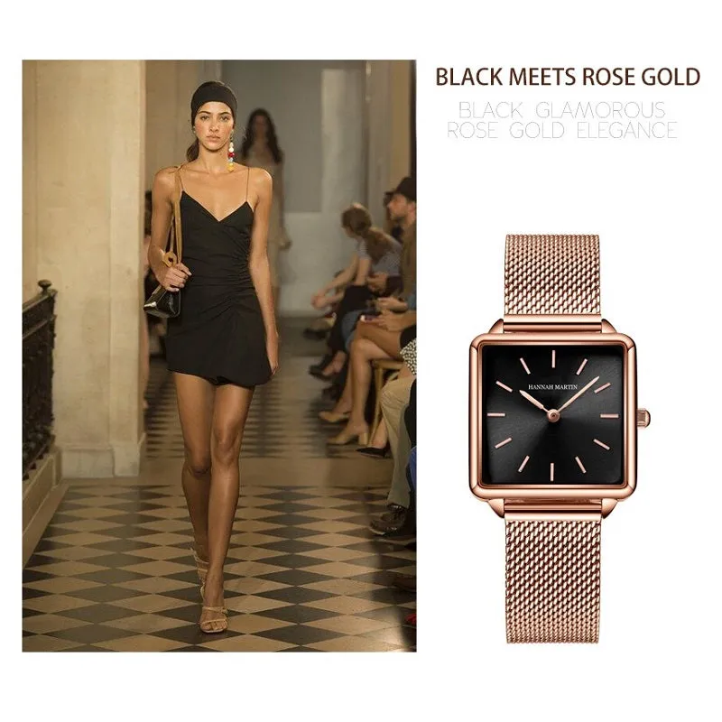 Elegant Square Quartz Women's Watch