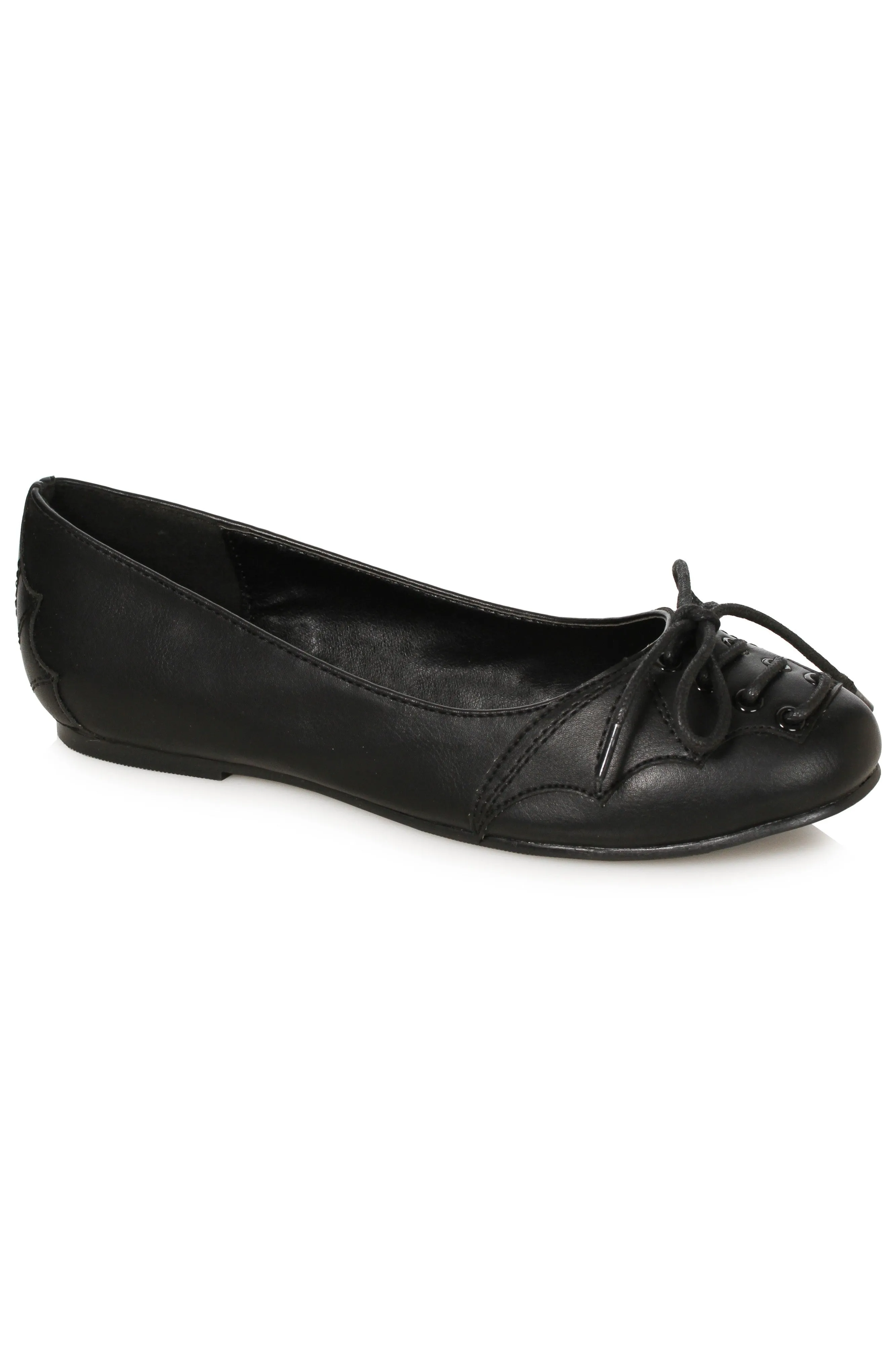 Ellie 100-BATTY 1" Heel Women's Flat With Bat Wing Details