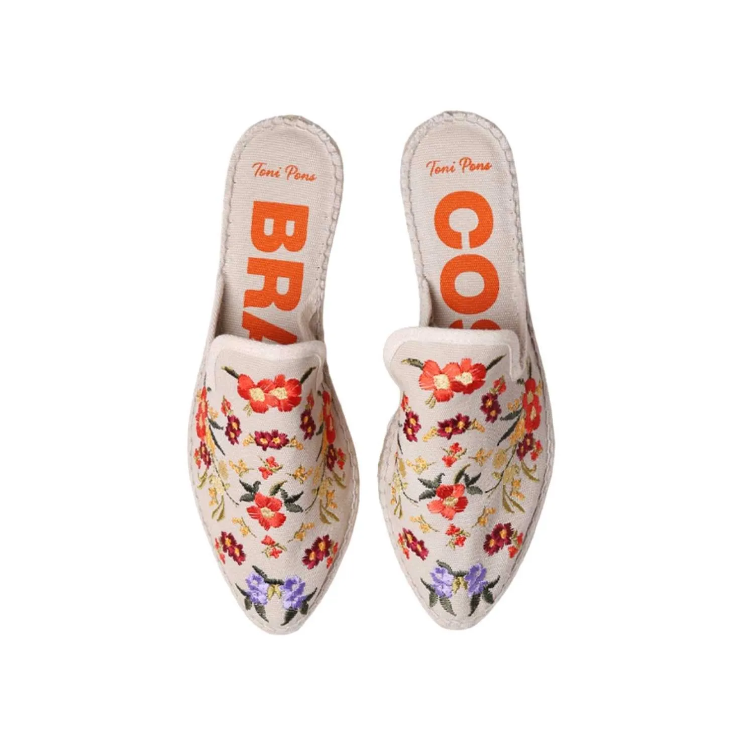 Embroidered Mules style Espadrille for Women - Culip