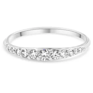 EMMA | Tapered Diamond Wedding Band