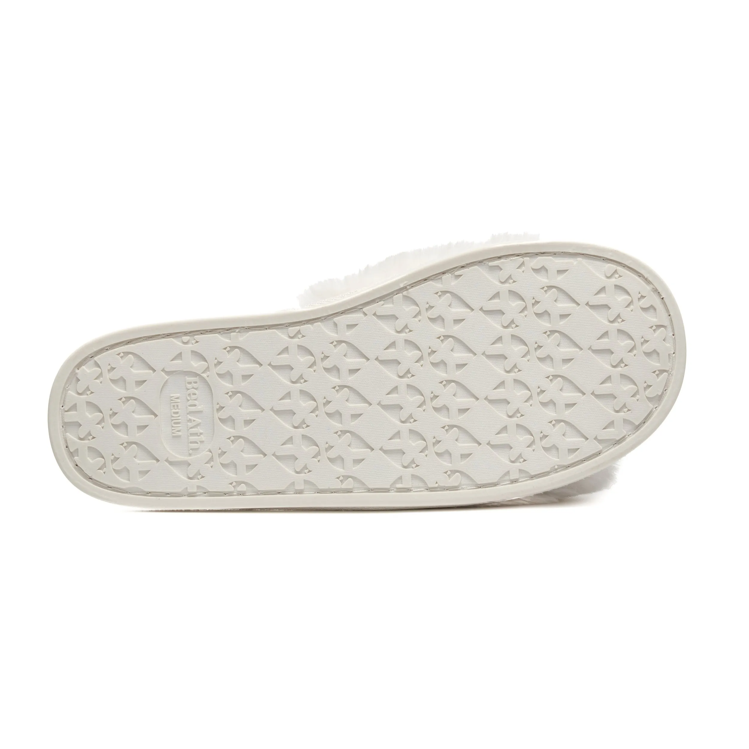 Erin - 100% Recycled Faux Fur Slipper Slider - Cream