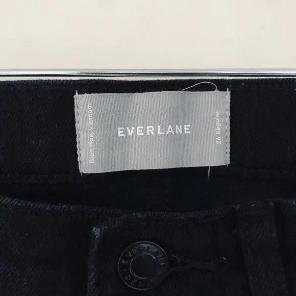 Everlane Black High Rise Skinny Jean Women's Size 26 Regular