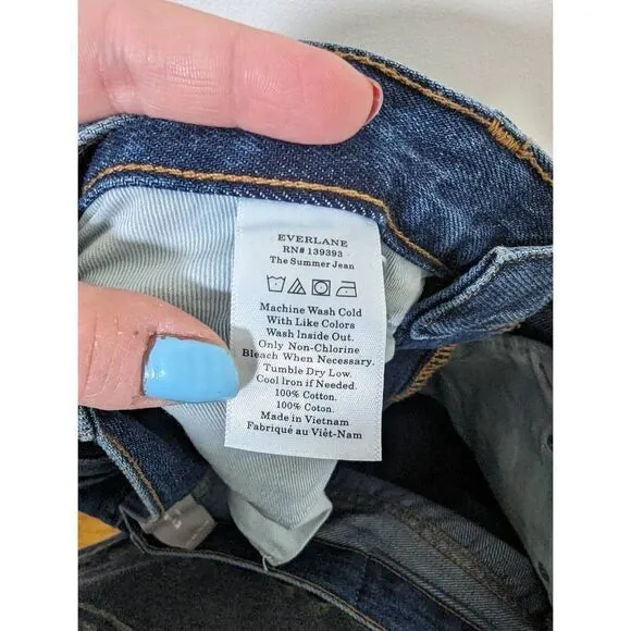 Everlane The Summer Jean Women's Blue Denim Jeans - Size 28 Reg