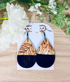 Fall Wooden Earrings