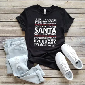 FAVORITE HOLIDAY MOVIE QUOTES TEE | ELF