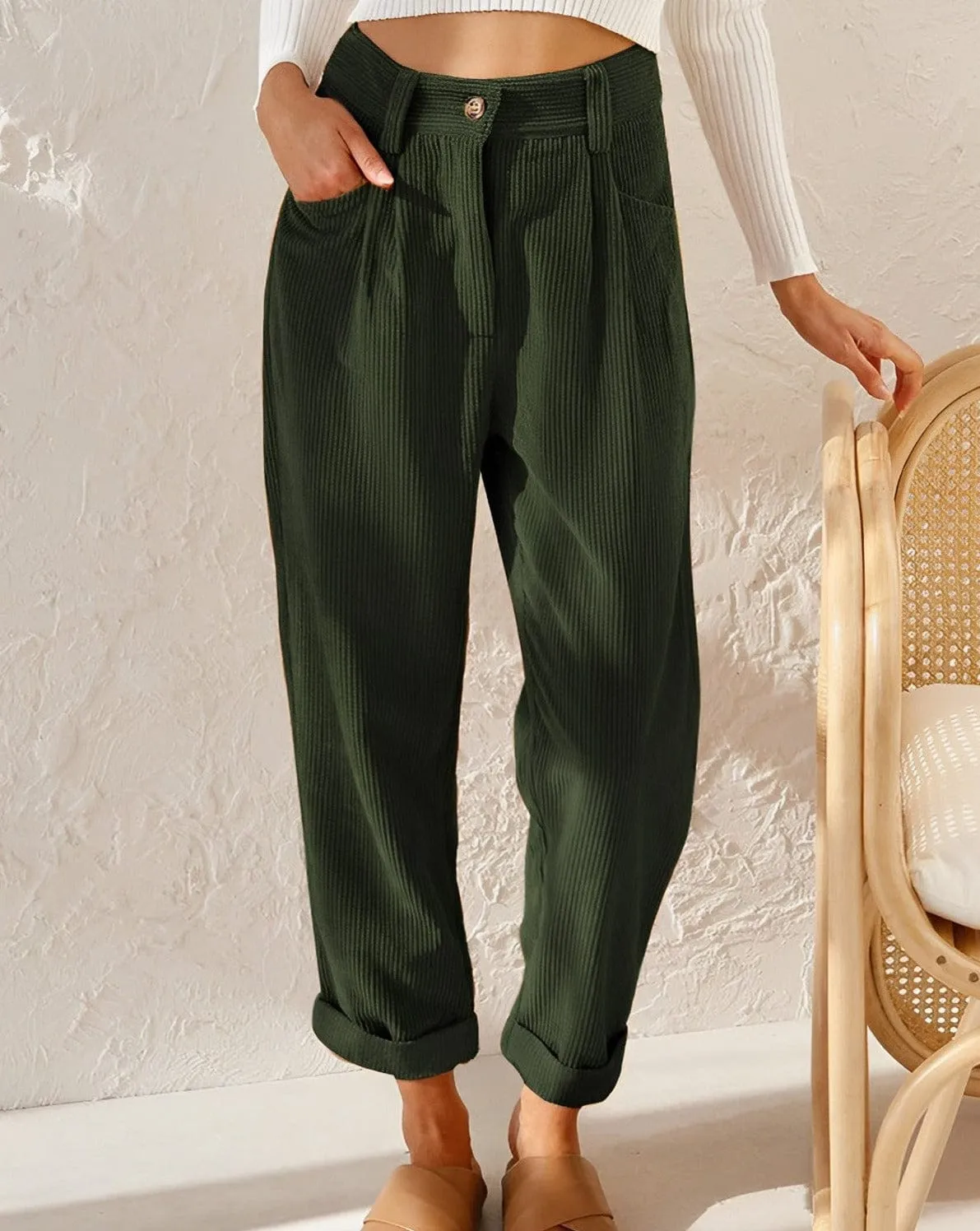 Felicidad® | Elegant corduroy trousers