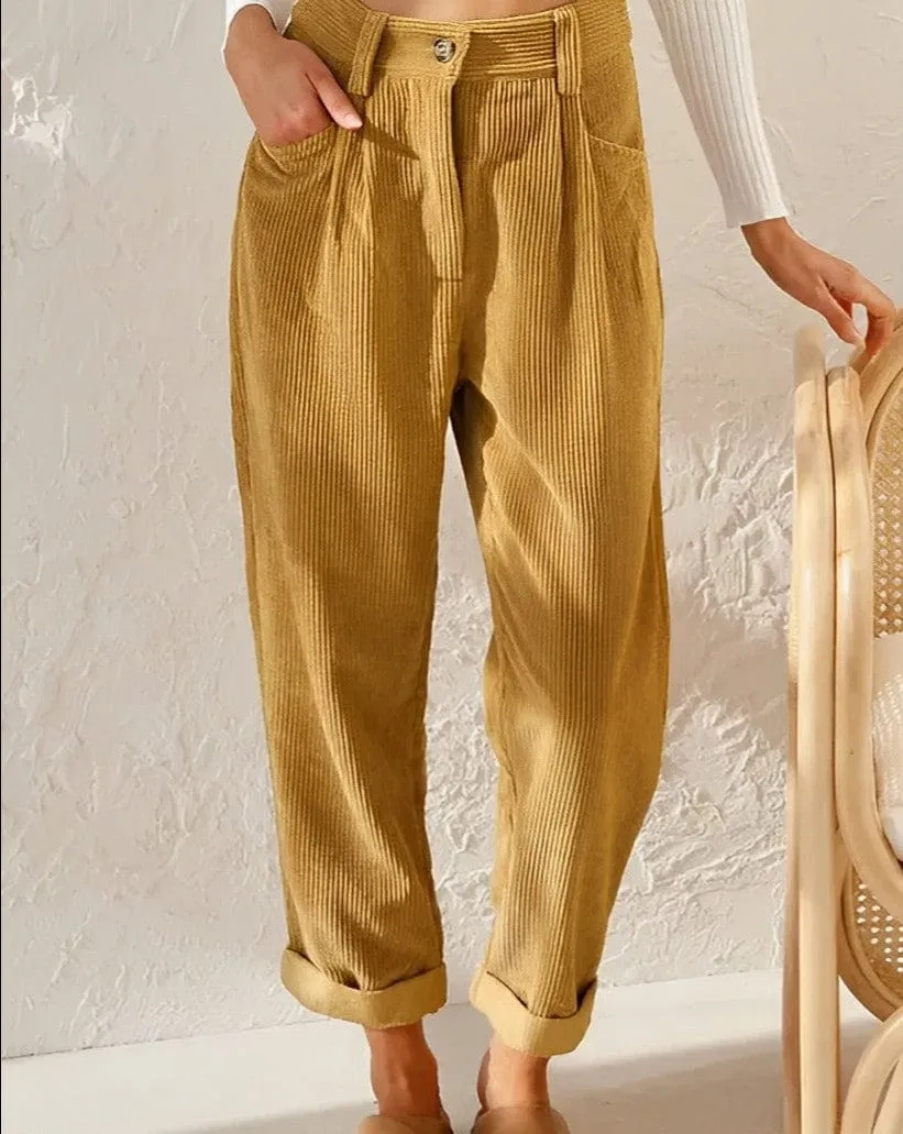 Felicidad® | Elegant corduroy trousers