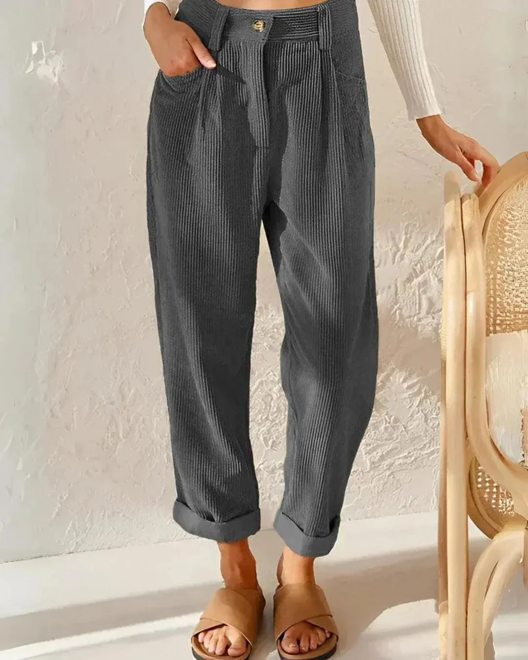 Felicidad® | Elegant corduroy trousers