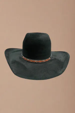 Flat Crown Top Buffalo Cowboy Hat
